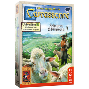 Bordspel: Carcassonne Uitbreiding 9 Schapen & Heuvels NL