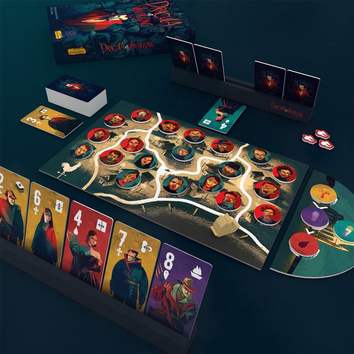 Bordspel: Dracula Vs Van Helsing NL - Afbeelding 2