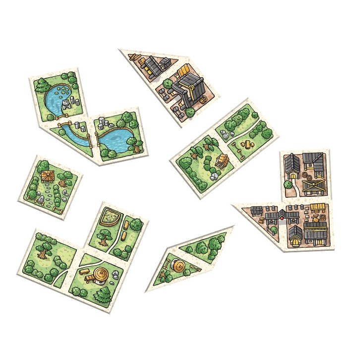 Bordspel: Tangram City NL - Afbeelding 2