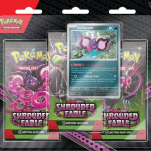 TCG: Pokemon TCG Shrouded Fable 3-Booster Blister Pecharunt