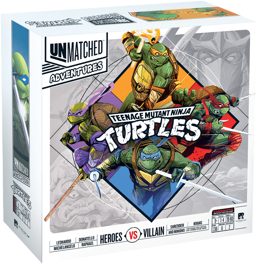Bordspel: Unmatched Adventures Teenage Mutant Ninja Turtles