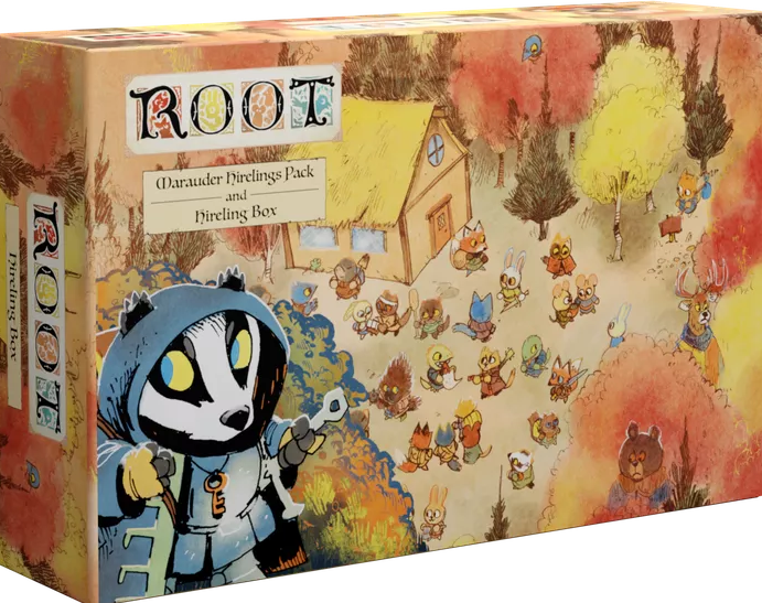 Bordspel: Root Marauder Hirelings Pack & Hireling Box