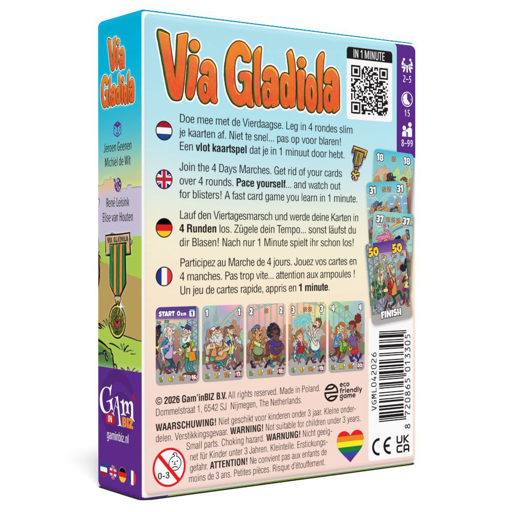 Kaartspel: Via Gladiola NL - Afbeelding 2
