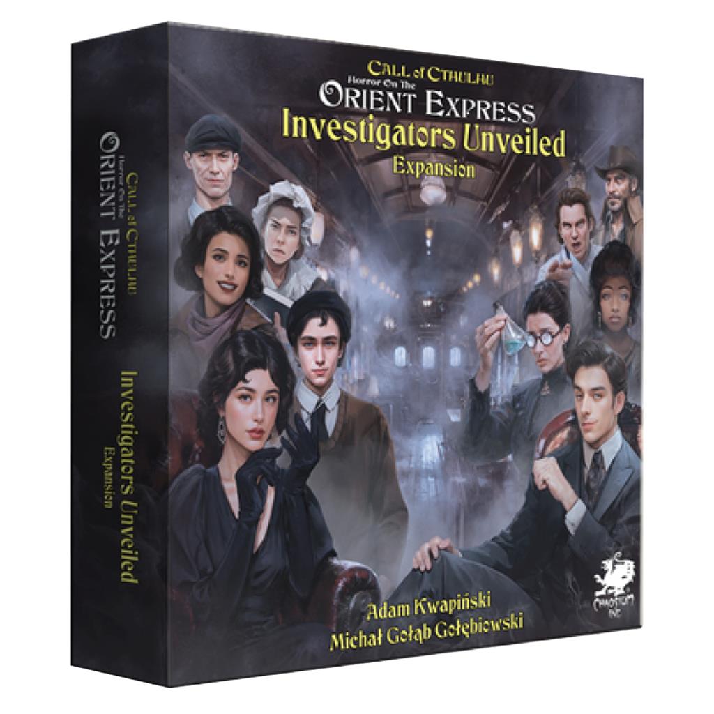 Bordspel: Horror On The Oriënt Express The Board Game Uitbreiding Investigators Unveile